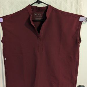 Burgundy FIGS - tall pants!